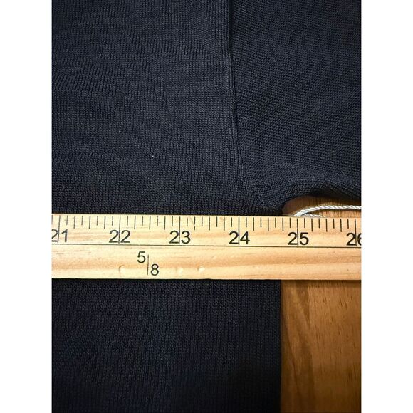 Worthington Women’s Elbow Sleeve V-Neck  Pull Over  Sweater  Size XL Black - Picture 6 of 7